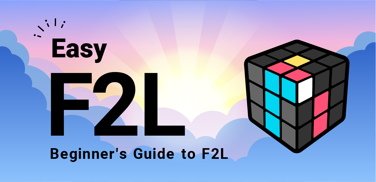 Easy F2L for beginners — essential starter cases
