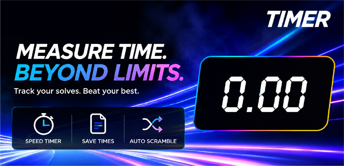Speedcubing timer — online practice